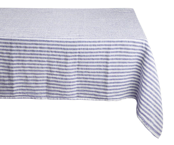 Linen Tablecloth - Rectangle Striped Tablecloths