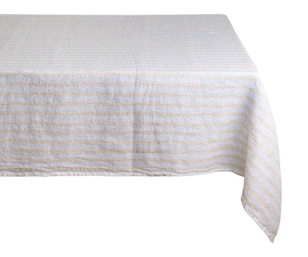 Linen Tablecloth - Striped Tablecloths