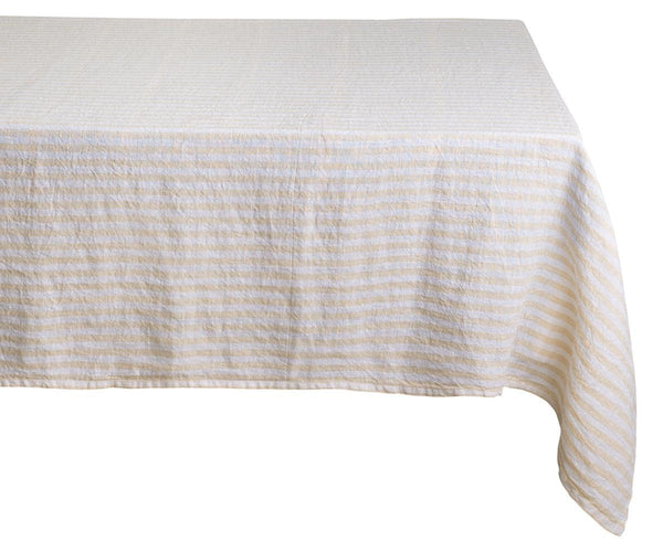 Linen Tablecloth - Rectangle Striped Tablecloths