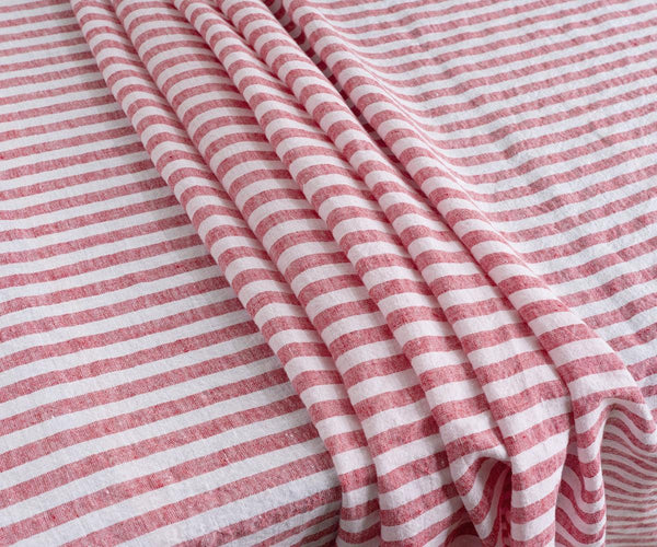 Linen Tablecloth - Rectangle Striped Tablecloths