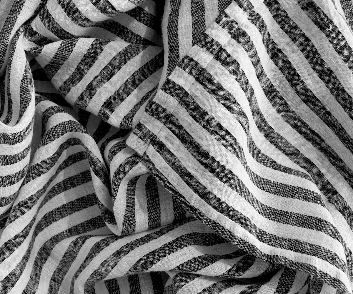 Linen Tablecloth - Rectangle Striped Tablecloths