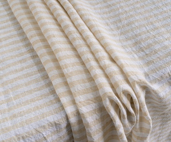 Linen Tablecloth - Rectangle Striped Tablecloths