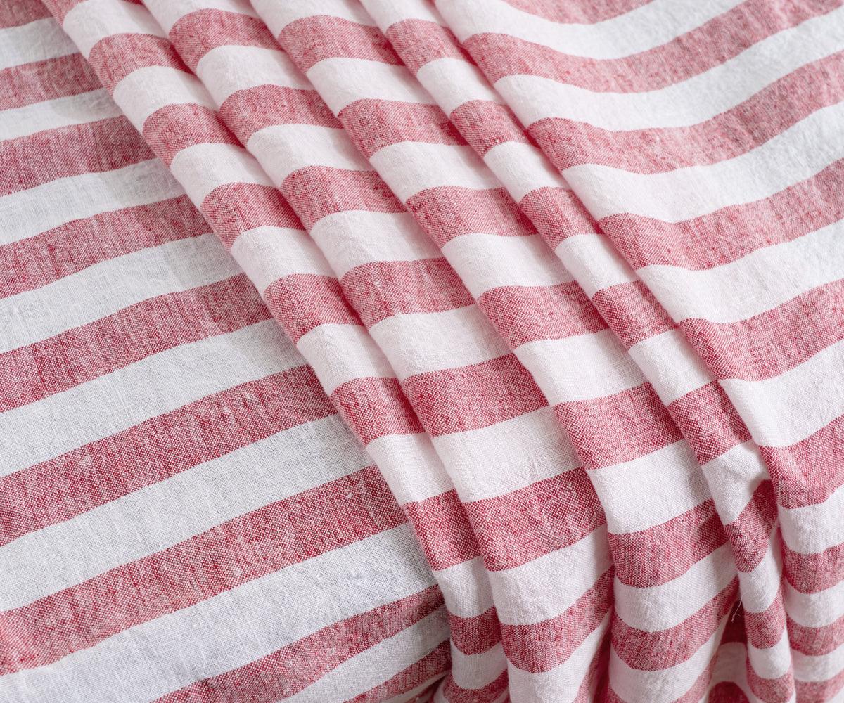 Linen Striped Tablecloth