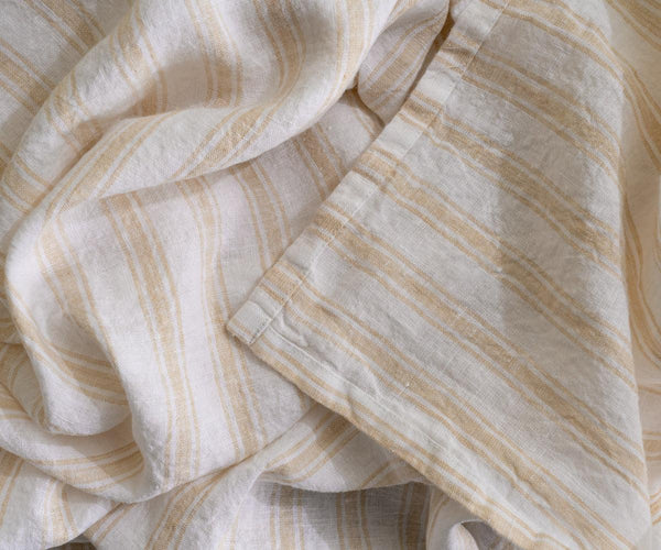 Linen Tablecloth - Striped Tablecloths