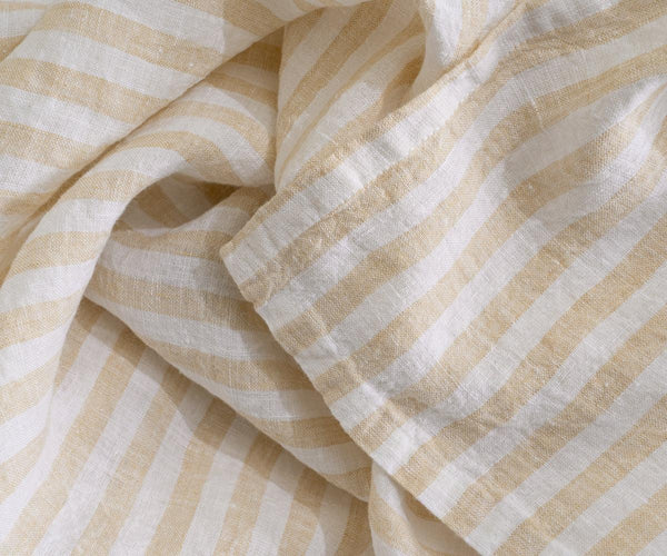 Linen Tablecloth - Rectangle Striped Tablecloths