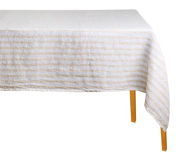 Linen Tablecloth - Striped Tablecloths