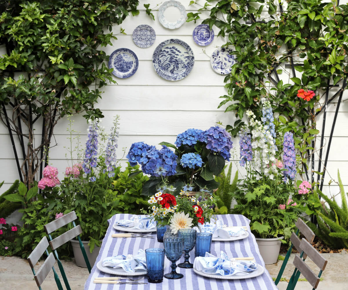 Linen Striped Tablecloth