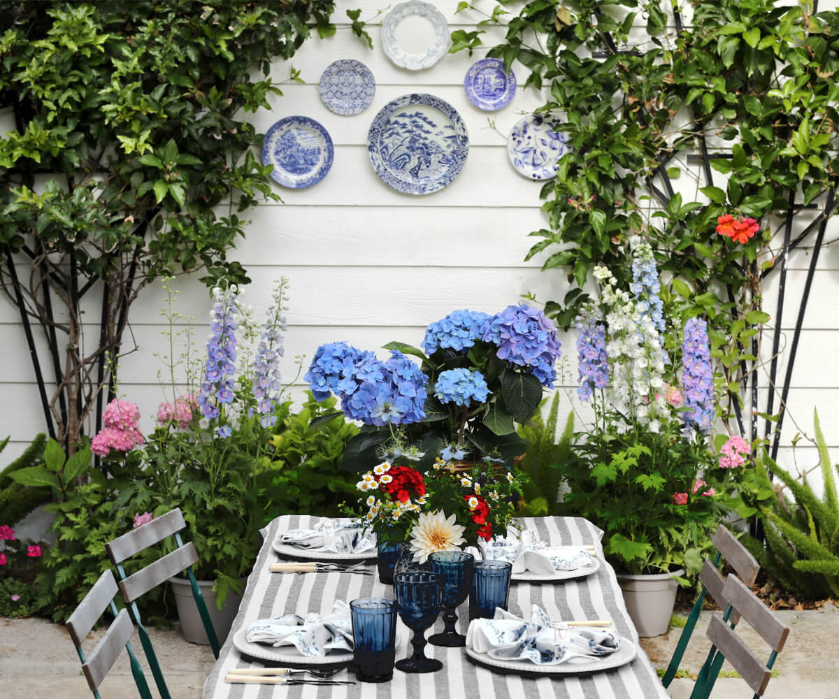 Linen Striped Tablecloth
