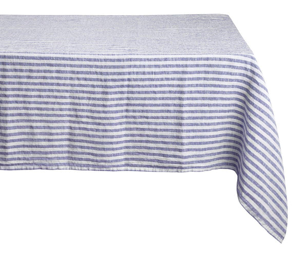 Linen Tablecloth - Rectangle Striped Tablecloths
