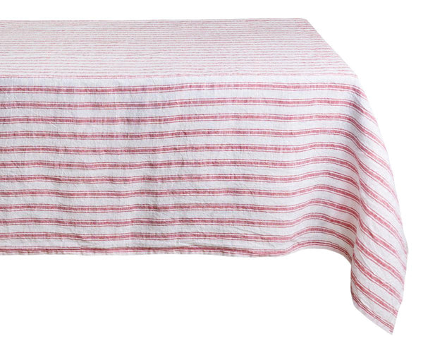 Linen Tablecloth - Striped Tablecloths