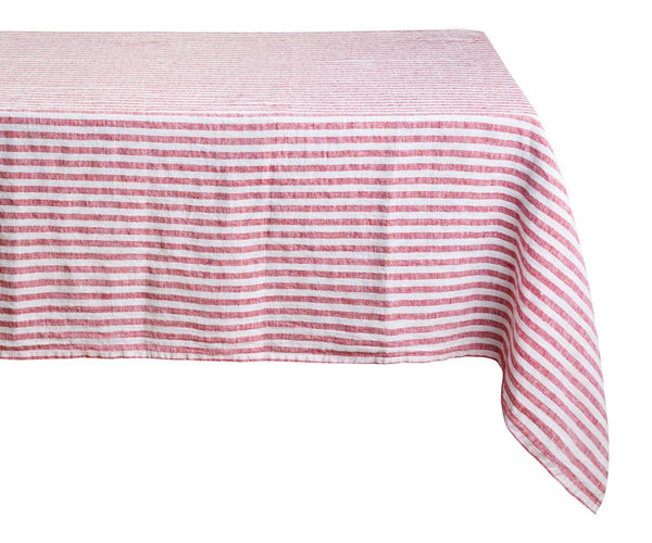 Linen Tablecloth - Rectangle Striped Tablecloths