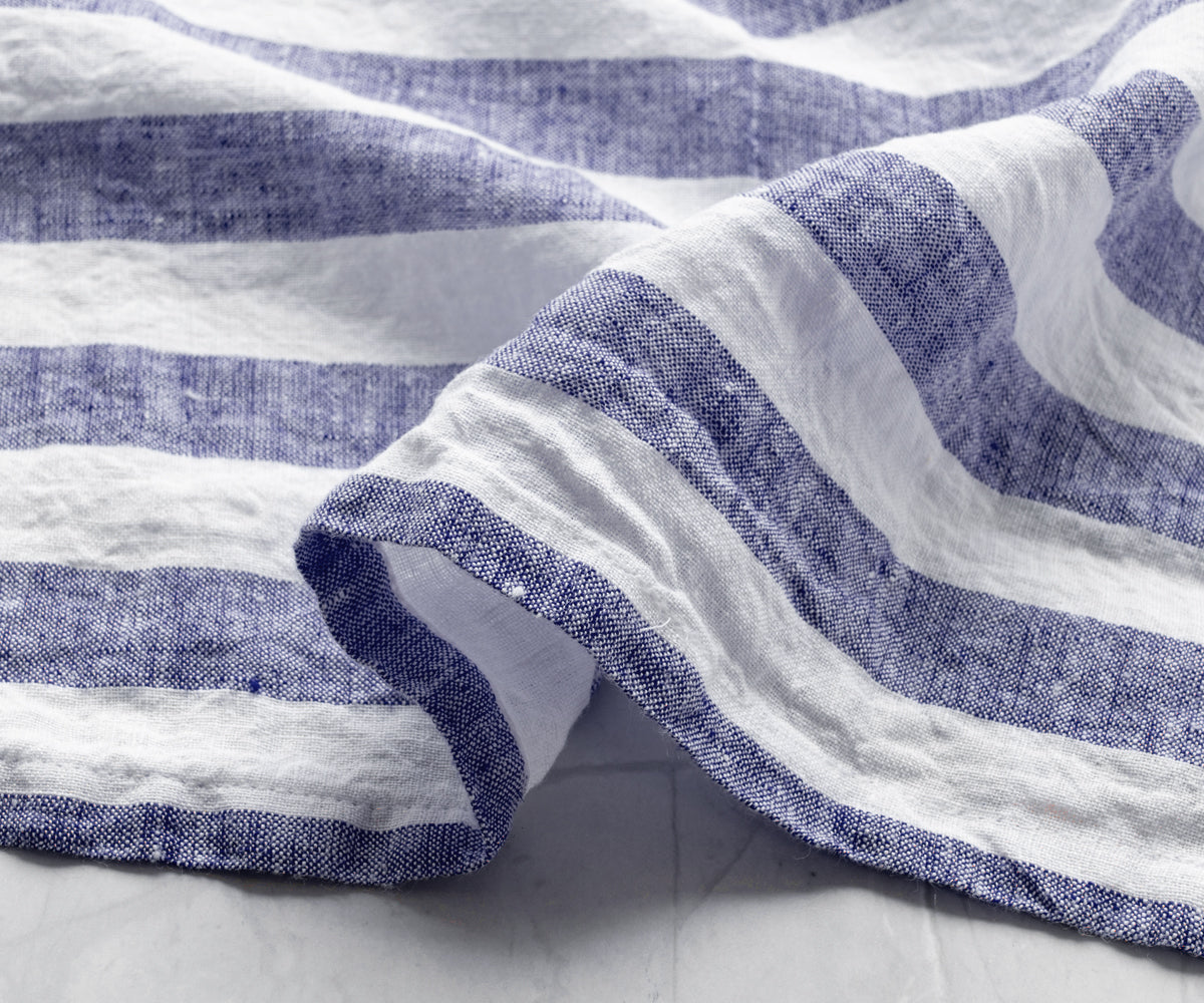 Italian Stripe Linen Napkins