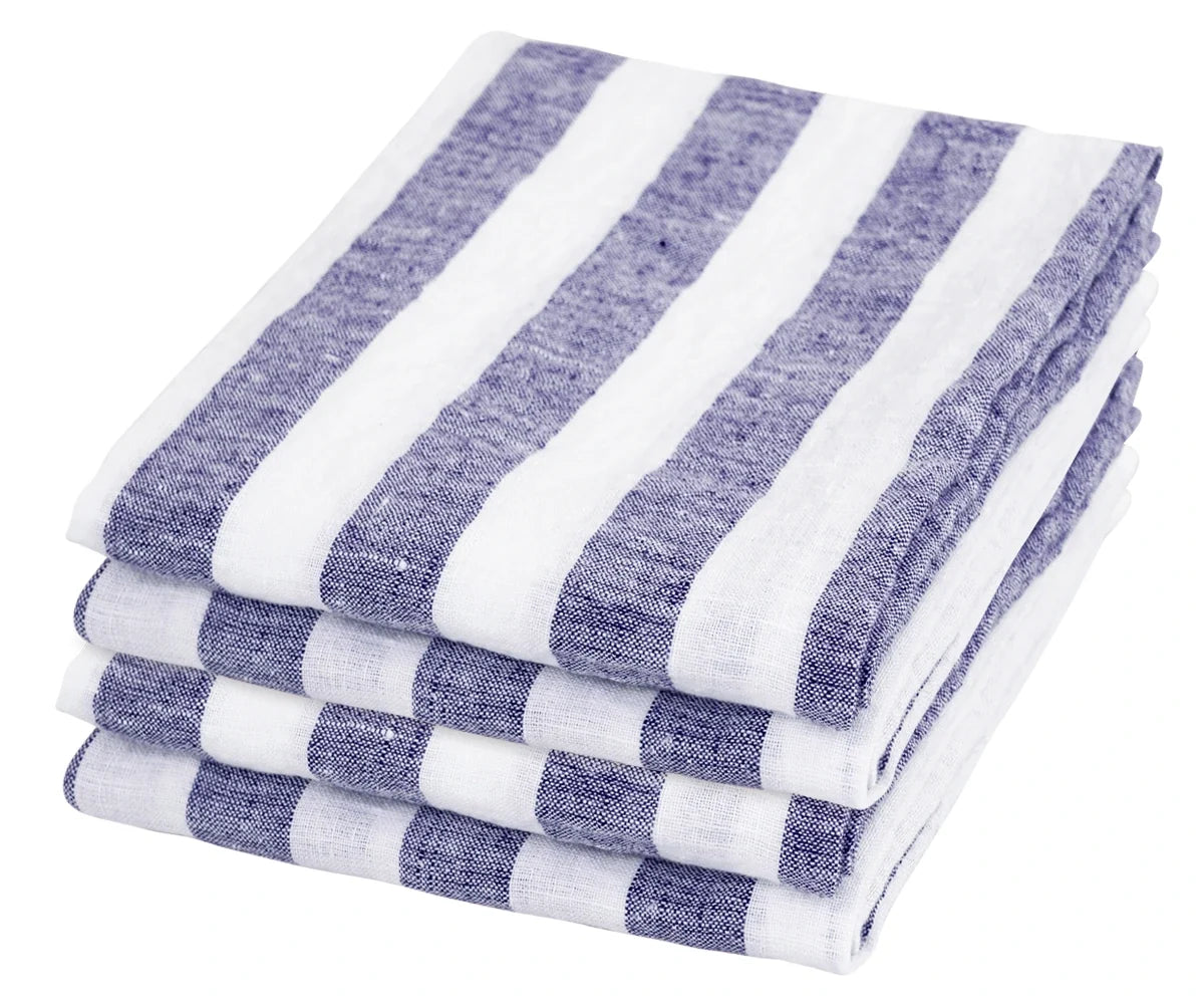 Italian Stripe Linen Napkins