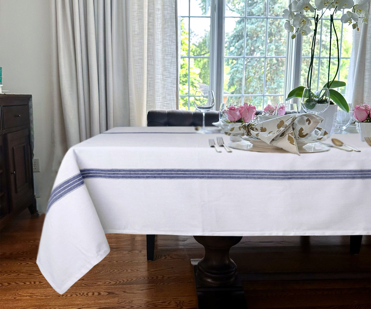 Striped Tablecloths - Classic French Style Table Linen