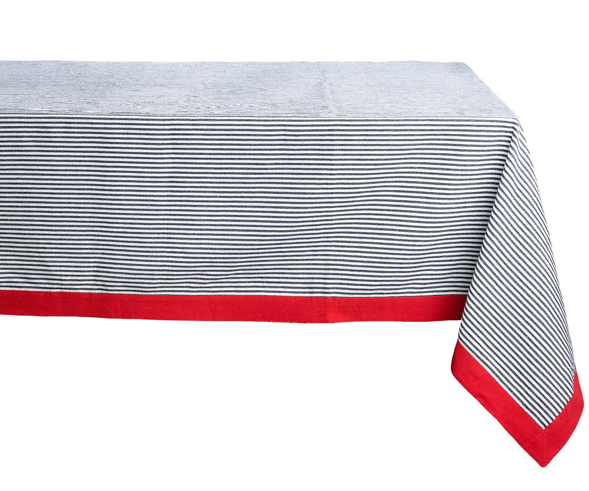 Rectangle Tablecloth - Red Border