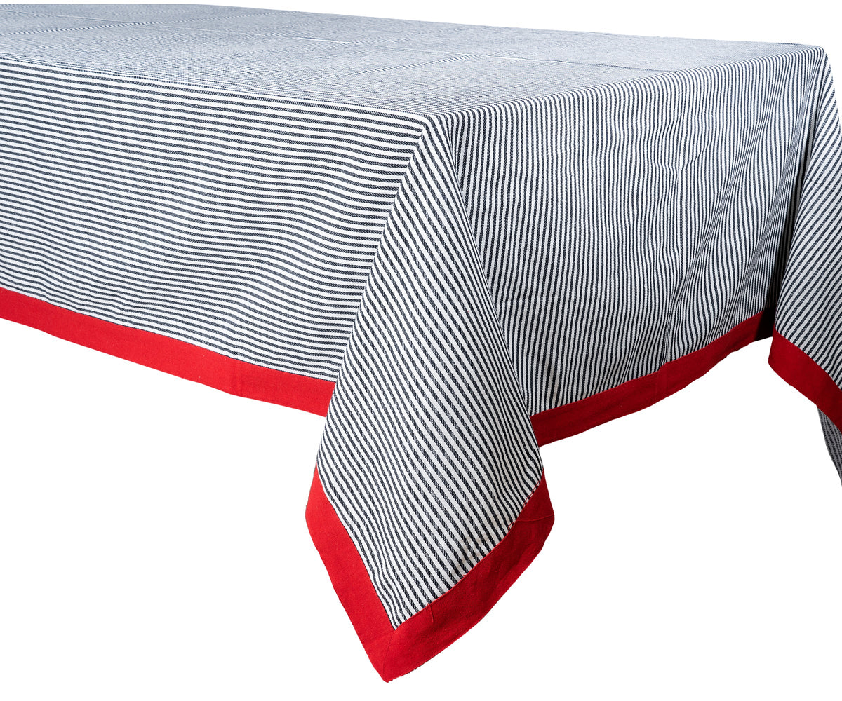 Rectangle Tablecloth - Red Border