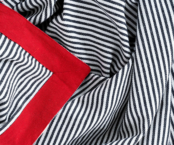 Rectangle Tablecloth - Red Border