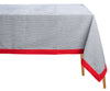 Rectangle Tablecloth - Red Border