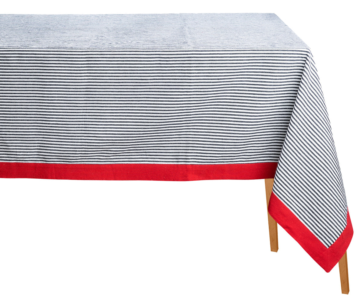 Rectangle Tablecloth - Red Border