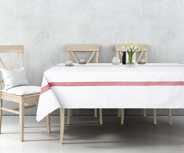 Striped Tablecloths - Classic French Style Table Linen