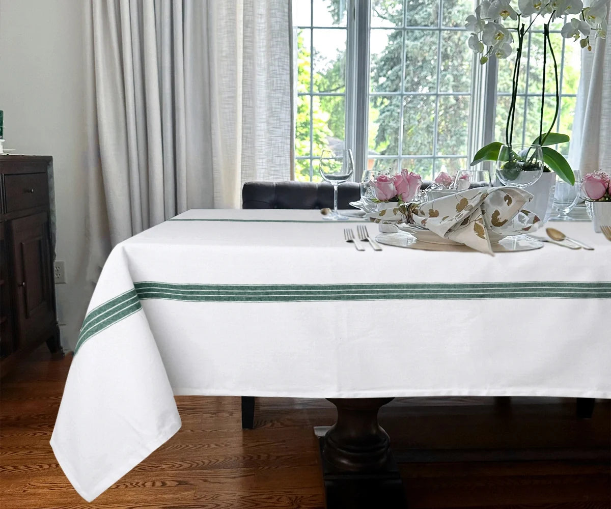 Striped Tablecloths - Classic French Style Table Linen