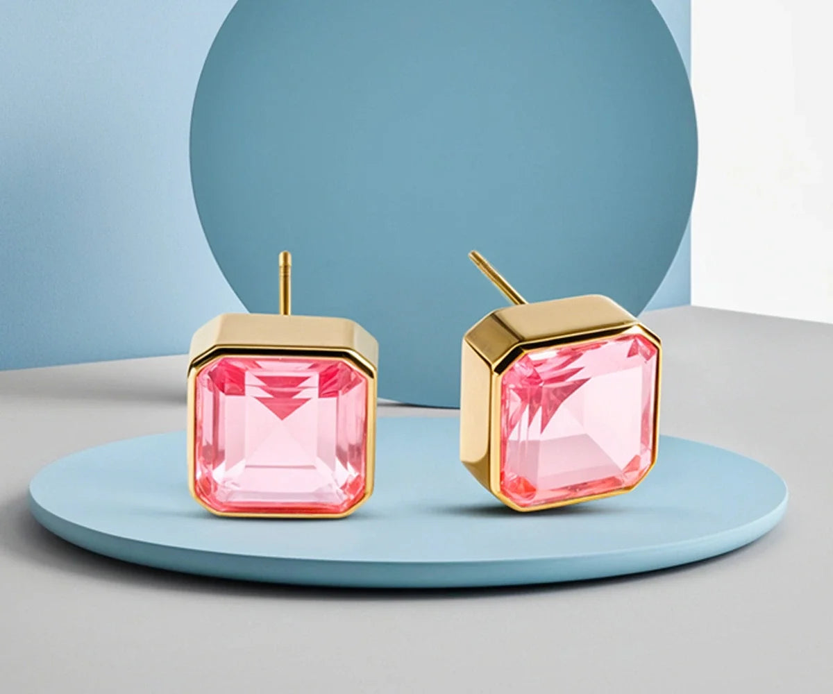 Pink Tourmaline Earrings