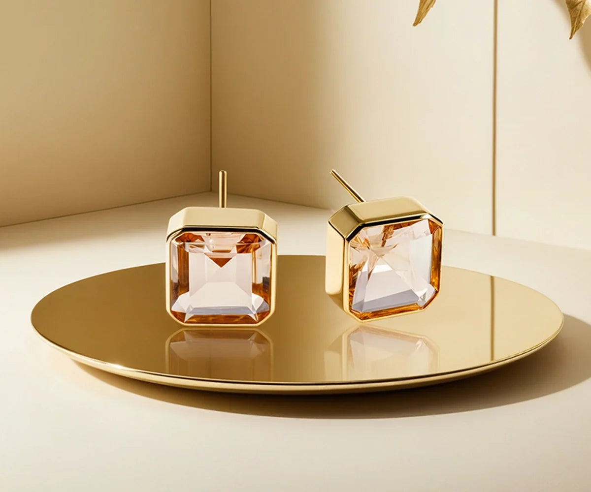 Morganite Studs Earrings