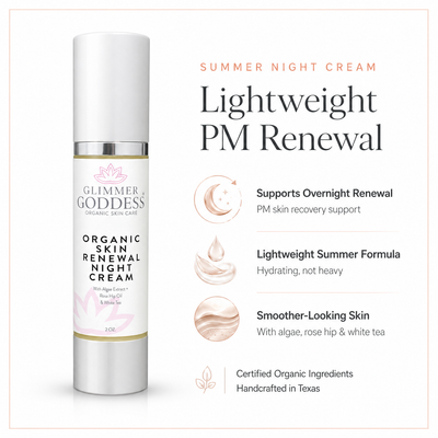 Organic Skin Renewal Night Cream 2 oz – Anti-Aging