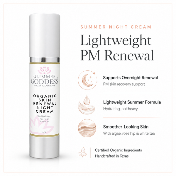 Organic Skin Renewal Night Cream 2 oz – Anti-Aging