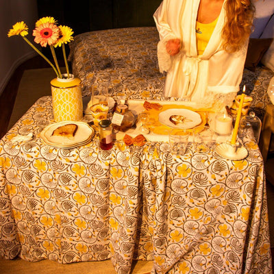 Summer of Love Organic Cotton Tablecloth