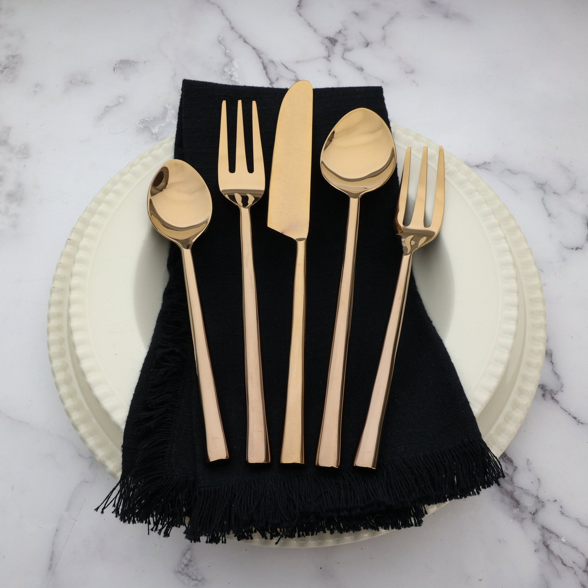 Sundance PVD 5 Pc. Flatware Set