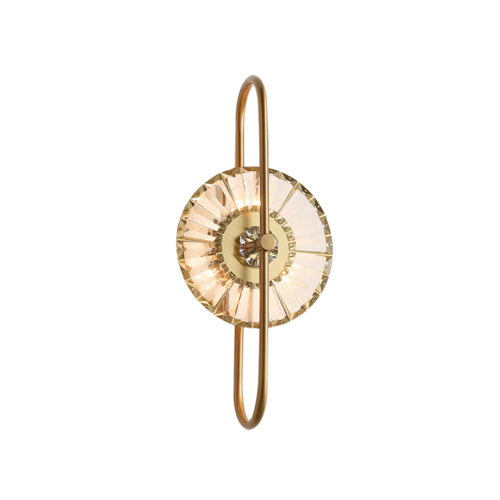 Sunflower Crystal Wall Light
