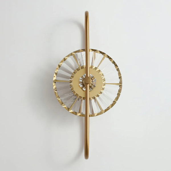 Sunflower Crystal Wall Light