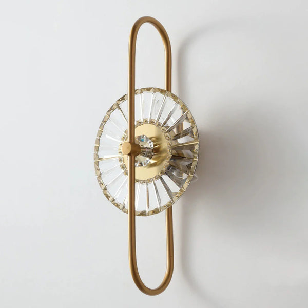 Sunflower Crystal Wall Light
