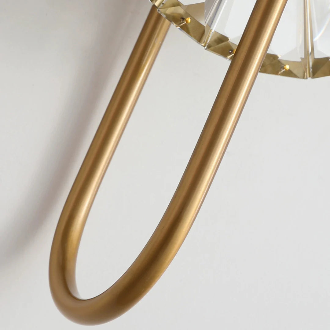 Sunflower Crystal Wall Light