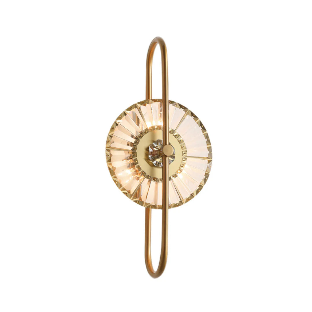 Sunflower Crystal Wall Light