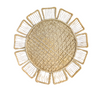 Sunflower Handwoven Iraca Placemat - Solid Color / Tan
