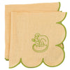 Sunlit Moss Linen Napkins – Set of 4