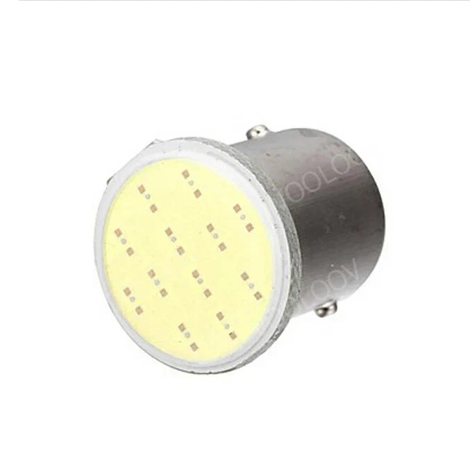 White cob p21w led 12SMD 1156,ba15s 12v bulbs RV Trailer Truck Interior Light 1073 parking Auto Car lamp