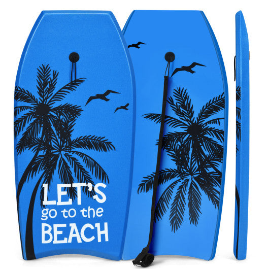 Super Lightweight Bodyboard Surfing with Leash EPS Core Boarding-S