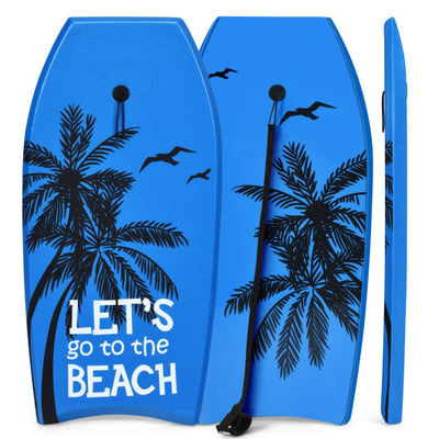 Super Lightweight Bodyboard Surfing with Leash EPS Core Boarding-S
