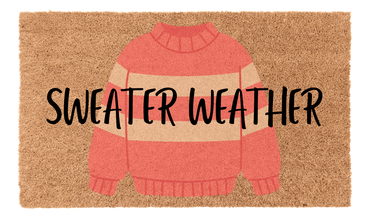 Sweater Weather Coir Mat