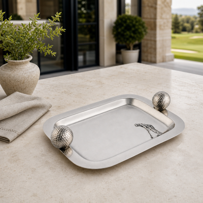 Pewter Catchall Tray Golf Balls