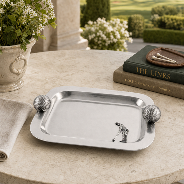 Pewter Catchall Tray Golf Balls