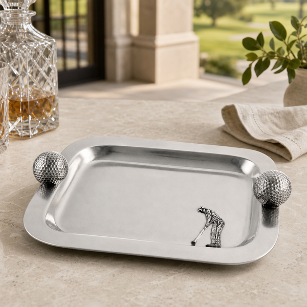 Pewter Catchall Tray Golf Balls