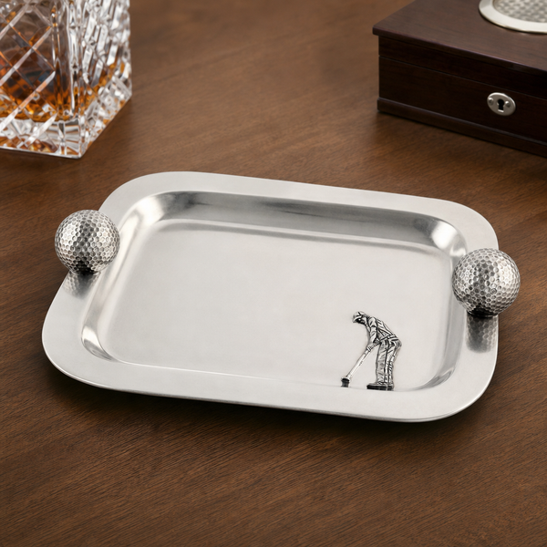 Pewter Catchall Tray Golf Balls