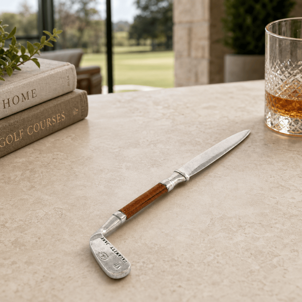 Golf Club Pewter Letter Opener
