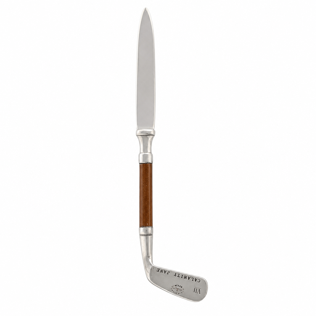 Golf Club Pewter Letter Opener