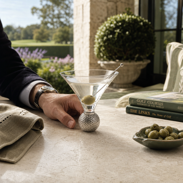 Golf Ball Cocktail /  Martini Glass