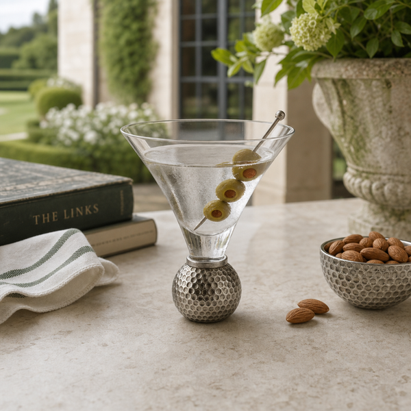 Golf Ball Cocktail /  Martini Glass
